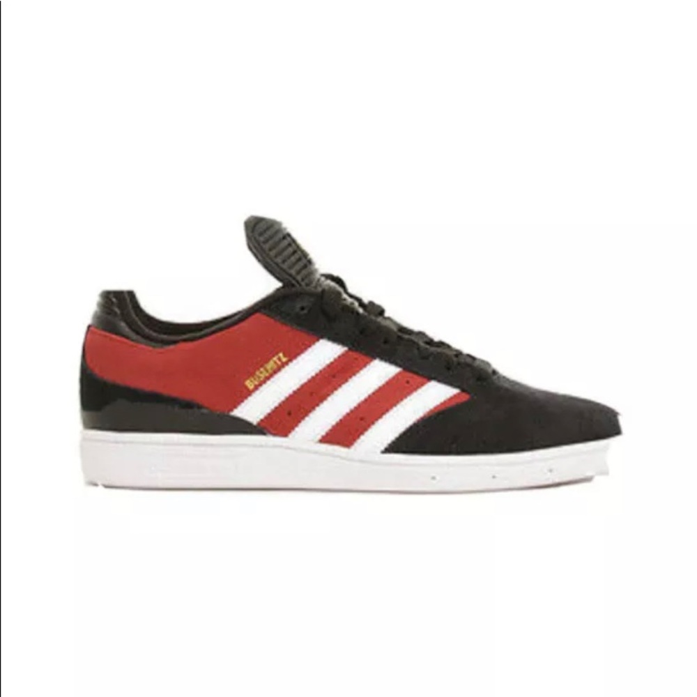 SOLD Adidas BUSENITZ Black Red White Skate Shoes